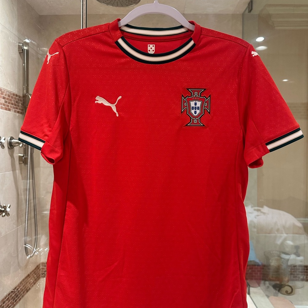 Puma Men's Red Portugal Soccer Jersey